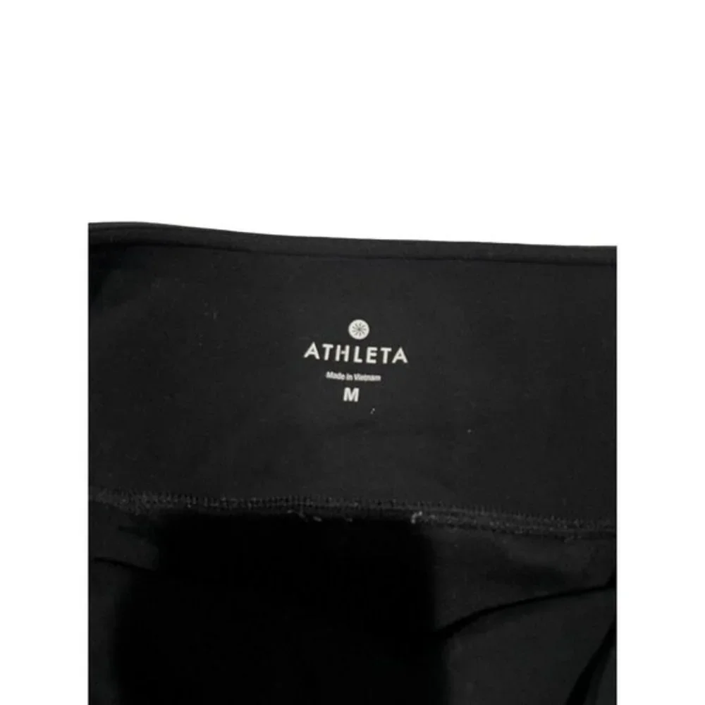 Athleta Black Leggings Size Medium |‎ D1 - Picture 5 of 7